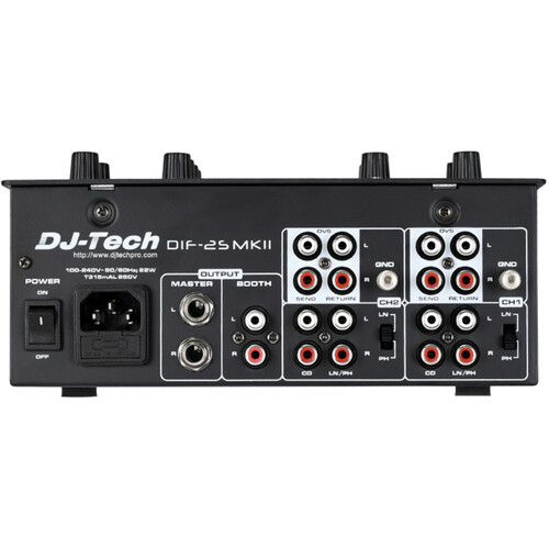 DJ-Tech DIF-2S MKII High-Performance 2-Channel DJ DIF2SMKII B&H