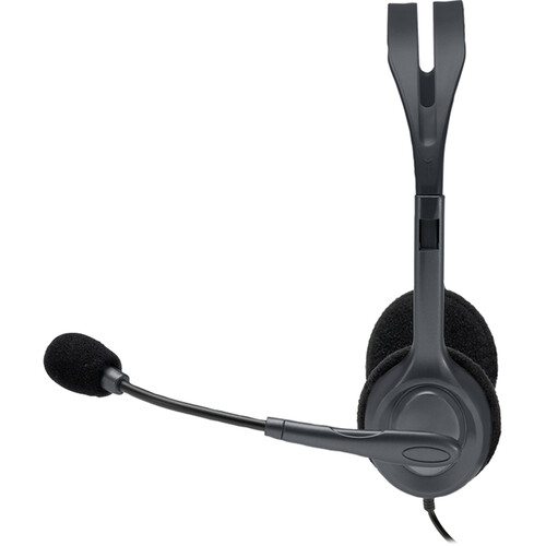 H111 Headset B&H Stereo 981-000612 On-Ear Logitech Photo Video