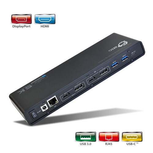 ZS-SG4T1HD2 4-en-1 Type-C vers double port HDMI + USB 3.0 + Port