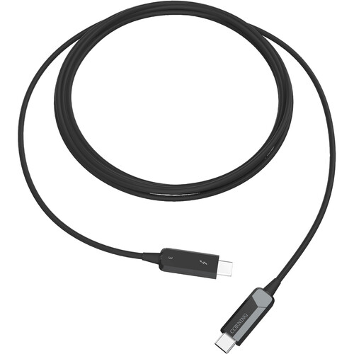 2 Pcs Thunderbolt 3 USB 3.1 To Thunderbolt 2 Adapter Cable For Windows Mac  OS BH, White & Black