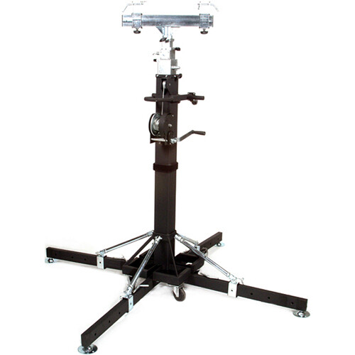 Global Truss ST-180 Extra Heavy-Duty Crank Stand with Outriggers (18')