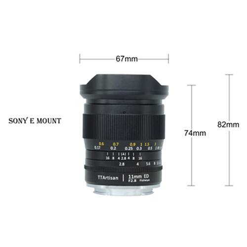 TTArtisan 11mm f/2.8 Lens for Sony E A04B B&H Photo Video