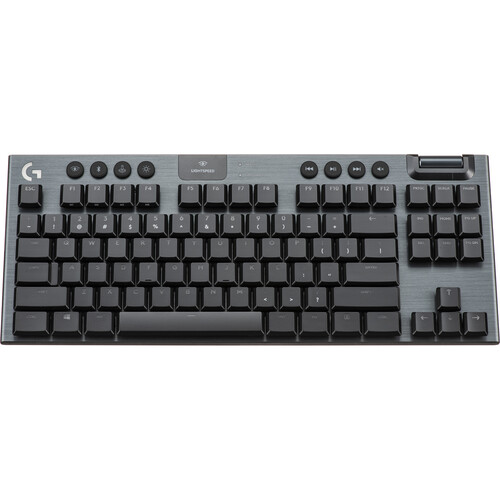 LOGITECH G915 Tkl Tenkeyless Lightspeed Wireless RGB Mechanical Gaming  Keyboard Carbon Azerty Fr Tactile - 920-009497 - /fr