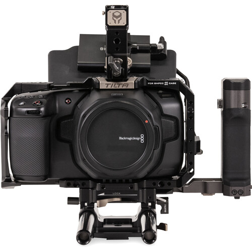 Cage de caméra Portable MAGICRIG avec poignée otan + pince de montage pour  carte SSD T5 pour caméra cinéma de poche Blackmagic BMPCC 4K & 6K - Type  M533