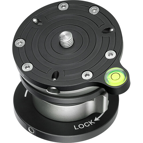 Leofoto LB-75 Leveling Base with Butterfly Handle with 75mm Plate