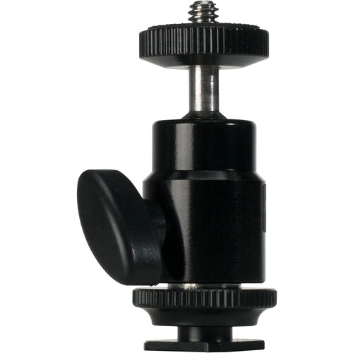 Nanlite Mini Ball Head with Hot Shoe Adapter and AS-BH-1/4 B&H