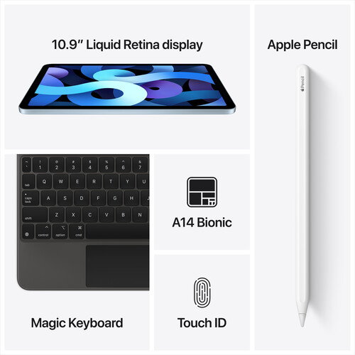 Apple iPad Air 4th Gen. 256GB, Wi-Fi + 4G Unlocked 10.9 Apple iPad Air 4th Gen. 256GB, Wi-Fi + 4G Unlocked 10.9