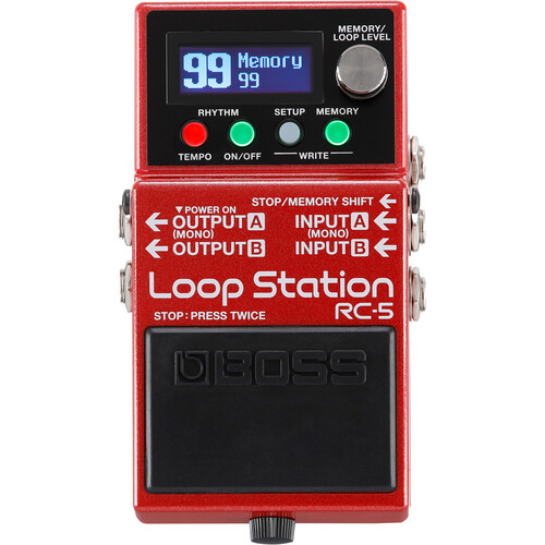 BOSS RC-5 Loop Station Pedal RC-5 B&H Photo Video