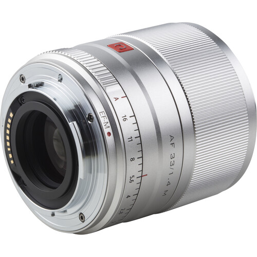 Viltrox AF 33mm f/1.4 M Lens for Canon EF-M (Silver) AF 33/1.4 M