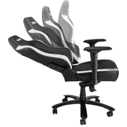 Spieltek 100 Series Gaming Chair (Black & White) GC-100L-BW B&H