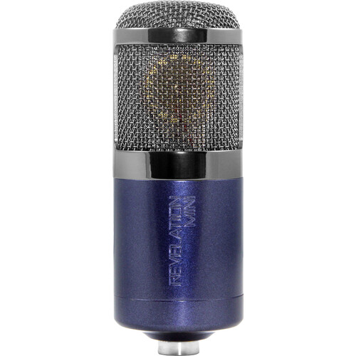 MXL Revelation Mini FET Large-Diaphragm Cardioid Condenser Microphone  (Blue/Chrome)