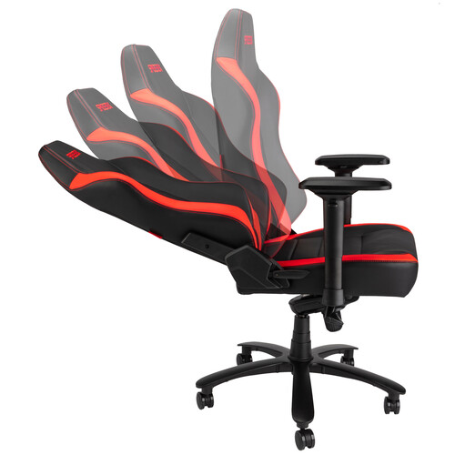 Spieltek 300 Series Gaming Chair Black Red GC 300L BR B H