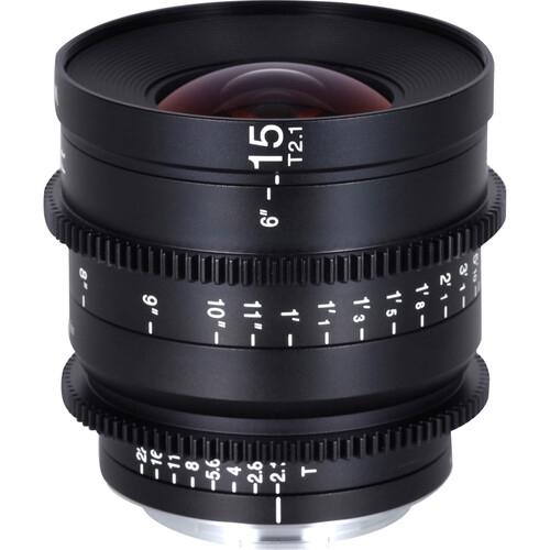 Venus Optics Laowa 15mm T2.1 Zero-D Cine Lens (Canon RF, Feet)