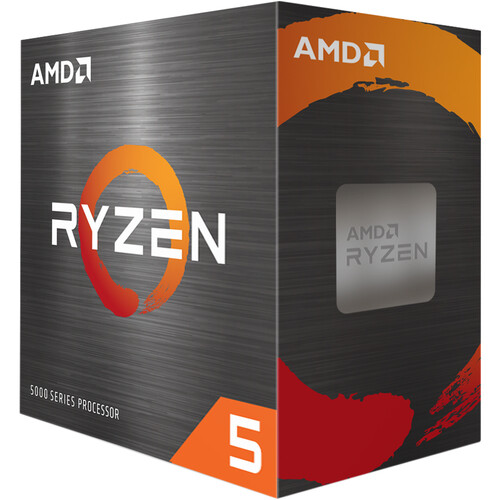 AMD Ryzen 5 5600X 3,7 GHz sekskjerners AM4-prosessor