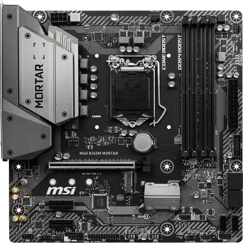 MSI MAG B365M MORTAR LGA 1151 Micro-ATX Motherboard B365MMOR B&H