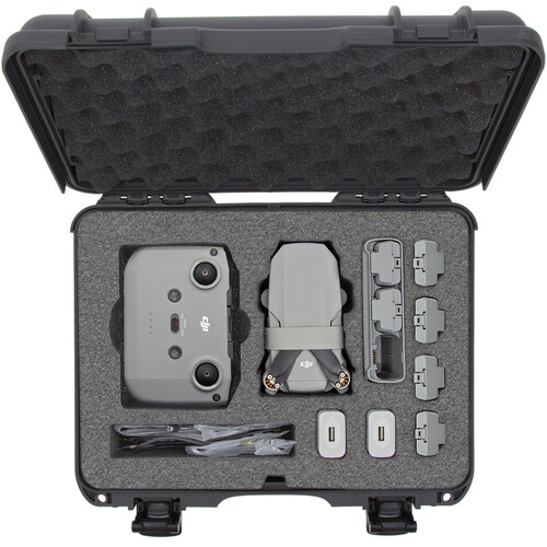 Nanuk 910 Case with Custom Foam for DJI Mini 2 Fly 910-MAVM21