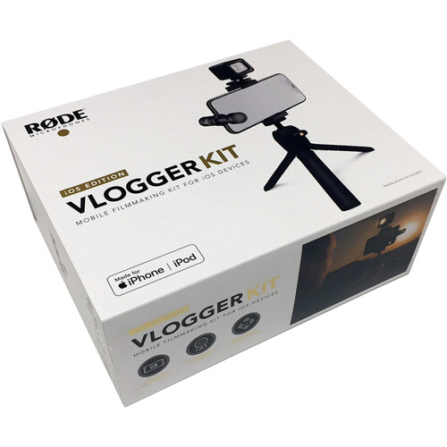 RODE Vlogger Kit iOS Edition Filmmaking Kit for Mobile VLOGVMML