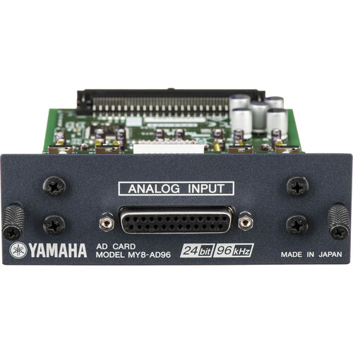 Yamaha MY8AD96 - 8-Channel Balanced 24-Bit 96kHz Analog Input Card for the  Yamaha 02R96 and DM2000 Digital Consoles