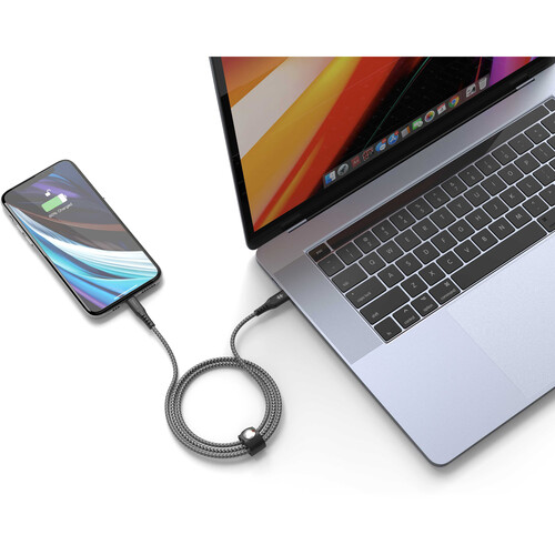 HyperDrive USB-C to Lightning Cable Lanyard (3.3 feet / 1m) –