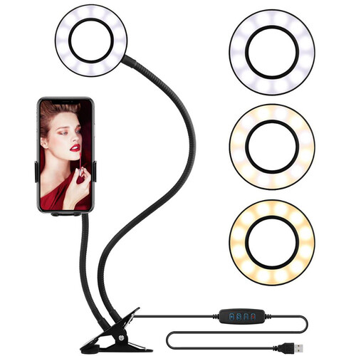Selfie Ring Light - 14 Colors RGB Ring Light with 2 Adjustable Tripod –  lumtronic