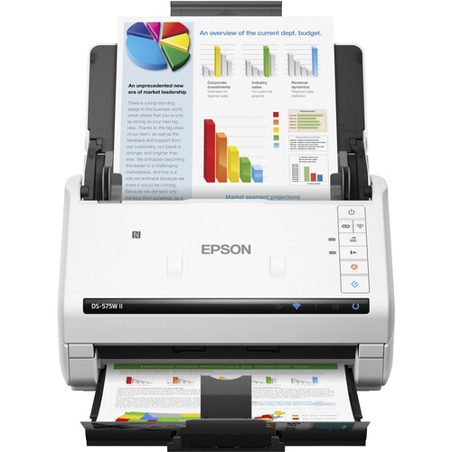 Epson DS-575W II Wireless Color Duplex Document Scanner