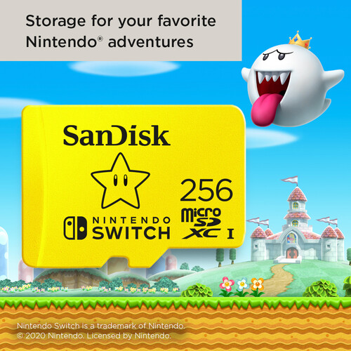 SanDisk 256GB UHS-I microSDXC Card SDSQXAO-256G-ANCZN B&H