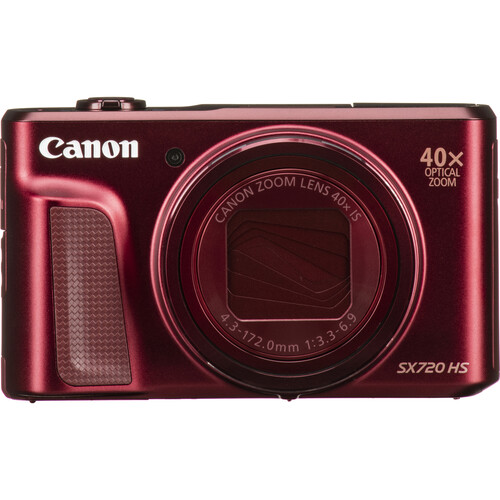 Canon PowerShot SX720 HS Digital Camera (Red) 1071C001 B&H Photo