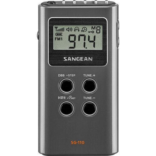 Sangean SG-102 Lunchbox Compact AM/FM Rugged Portable SG-102 B&H