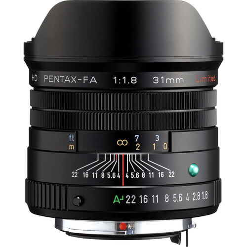 Pentax HD Pentax-FA 31mm f/1.8 Limited (Black) 20210 B&H Photo