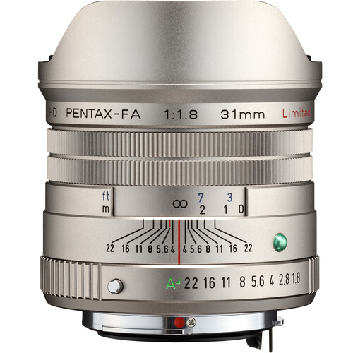 Limited Pentax-FA 20220 Pentax 31mm HD Photo B&H f/1.8 (Silver)