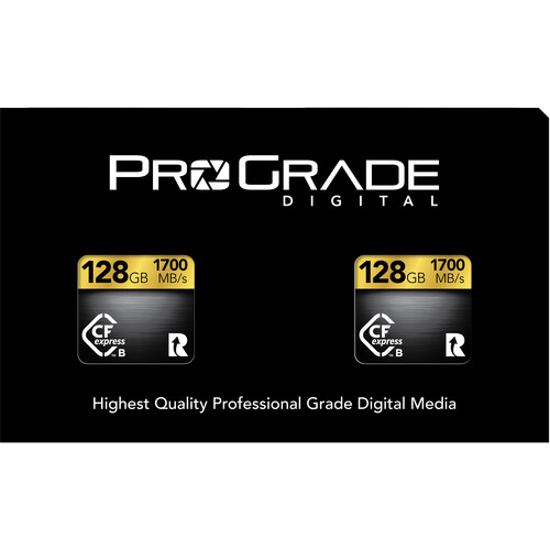 ProGrade Digital 128GB CFexpress 2.0 Type B Gold Memory Card (2-Pack)