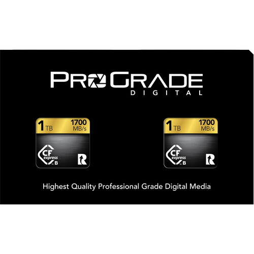 ProGrade Digital 1TB CFexpress 2.0 Type B Gold PGCFX1TBAP2BH B&H