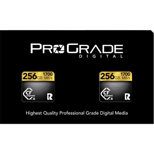 ProGrade Digital 256GB CFexpress 2.0 Type B Gold PGCFX256GAP2BH