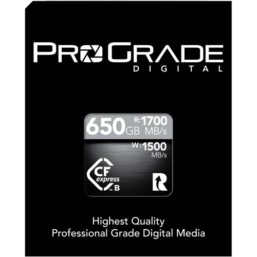 ProGrade Digital 650GB CFexpress 2.0 Type B Cobalt PGCFX650GCPBH