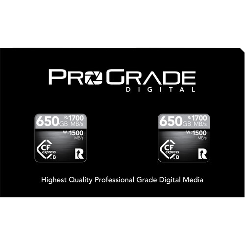 ProGrade Digital 650GB CFexpress 2.0 Type B Cobalt