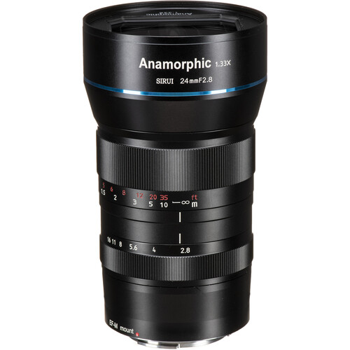 Sirui 24mm f/2.8 Anamorphic 1.33x Lens (EF-M Mount