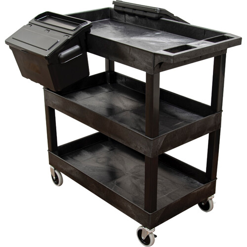 Rubbermaid Utility Cart, Three-Shelf Utility Cart