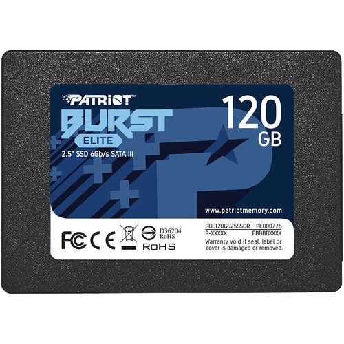 Patriot 120GB Burst Elite 2.5" SATA Internal PBE120GS25SSDR