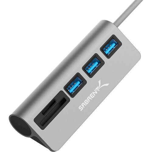 Sabrent 3-Port USB 3.0 Hub with SD and Micro SD Card HB-U3CR B&H