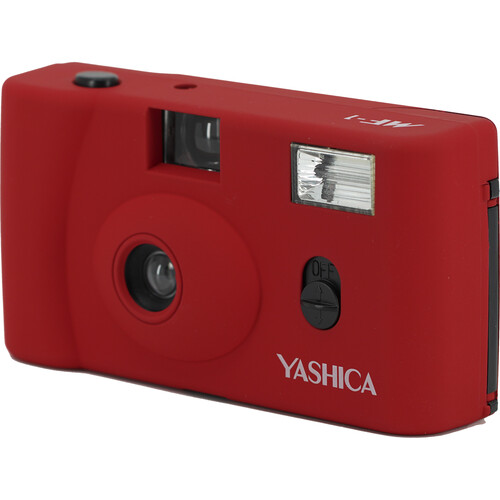 Yashica MF-1 35mm Film Camera (Red) YAS-SACMF1-RD B&H Photo Video