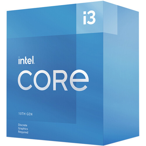 Procesador Intel Core i3-10105F de 3,7 GHz de cuatro núcleos LGA 1200
