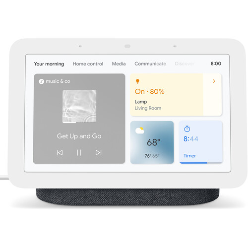 Google Nest Hub (2nd Generation, Charcoal) GA01892-US B&H Photo