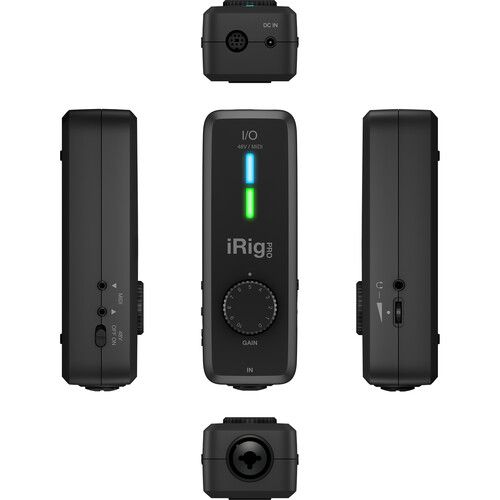 IK Multimedia iRig Pro I/O Audio and MIDI IP-IRIG-PROIO-IN B&H