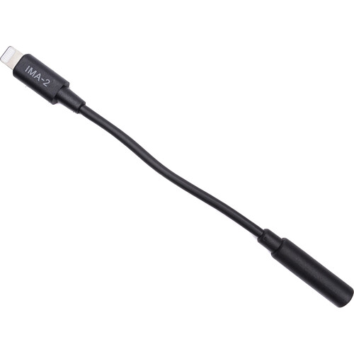 IMA-2, 3.5mm TRS Microphone Dongle Cable to Lightning