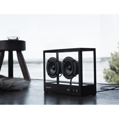 Transparent Small Transparent Bluetooth Speaker (Black)