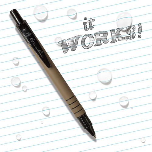 Rite in The Rain FDE93 All-Weather Durable Clicker Pen, Flat Dark Earth - Black Ink