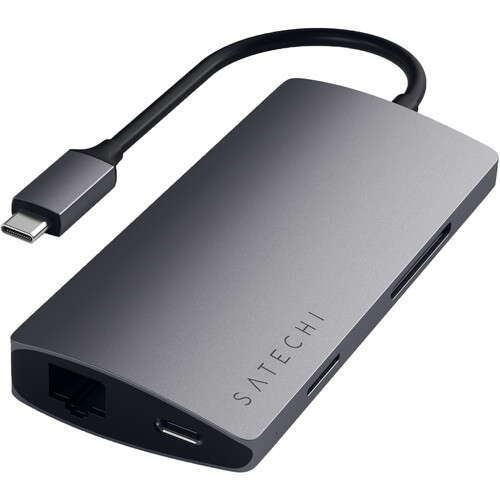 Satechi USB Type-C Multi-Port Adapter 4K with Ethernet ST-TCMA2M