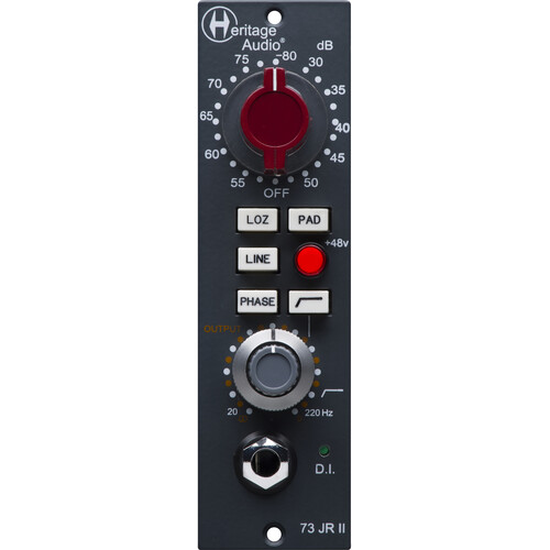 Heritage Audio 73JRII 500 Series Discrete British Class-A Mic Preamp