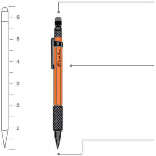 Rite in The Rain OR13 Mechanical Pencil Orange