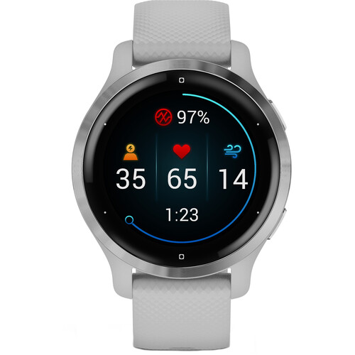 Garmin Venu 3 Fitness GPS Smartwatch Silver Steel Bezel w